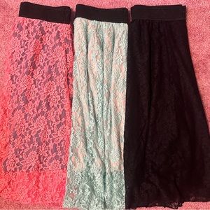 Lot of 3 LuLaRoe Lola Skirts